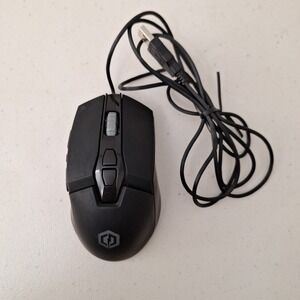 CyberPowerPC Elite M1-131 Wired USB Gaming Optical Mouse 8 Buttons Black